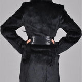 Faux Fur Coat With Belt (1448936013869)