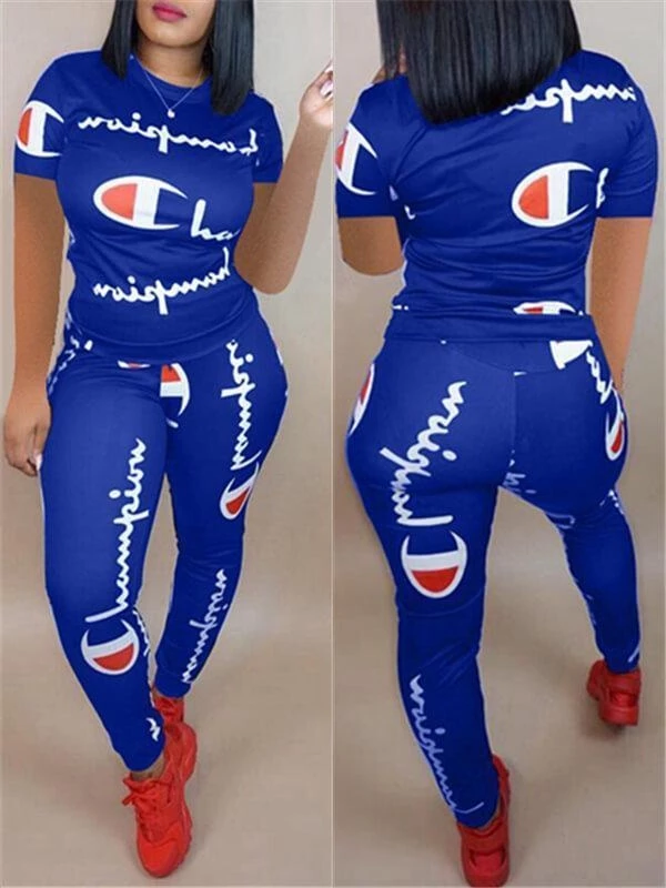 mangocouture Slogan T-Shirt & Pants Set--Clearance