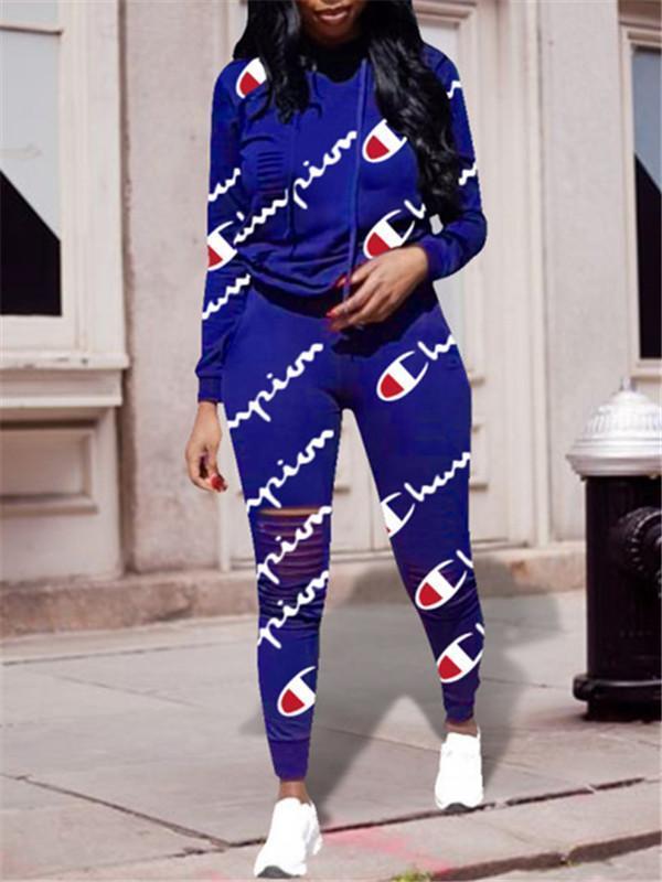 mangocouture Logo Print Hoodie & Pants Set--Clearance